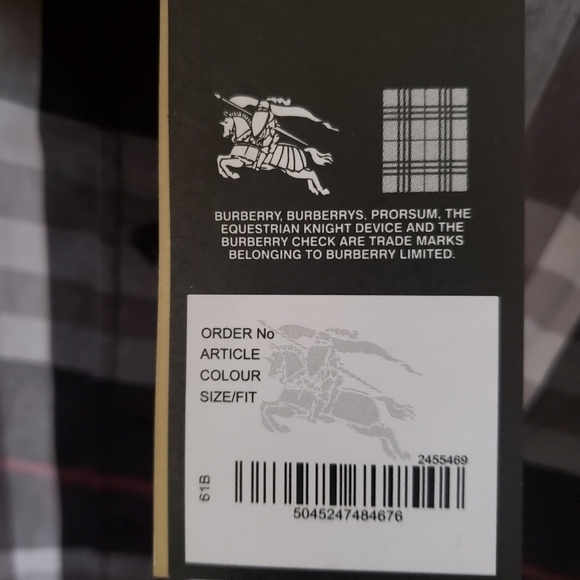 BURBERRY Button down shirt. Size Sp - Picture 3 of 5